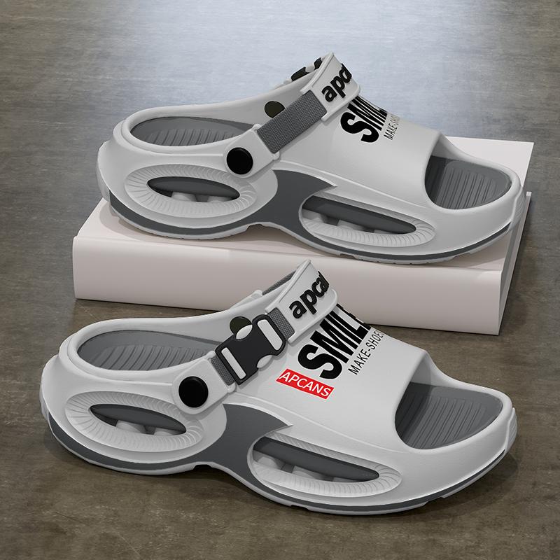 Fashion 2025 Men's Beach Slippers Outdoor Sandals Comfortable Soft Sole EVA Slide Clogs Casual Shoes Men Women Beach Sandals Big Size