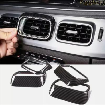 ABS Carbonový Dekorativní Rámeček Středového Výdechu Klimatizace pro Benz GLE GLS X167 W167 +