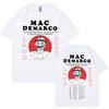 Singer Mac Demarco Law & Order Double Sided Print T-shirt Men Women Fashion Vintage Oversized Tshirt Men's Casual Cotton T Shirt