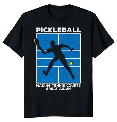 T-shirt unisexe Pickleball Making Terrain de tennis