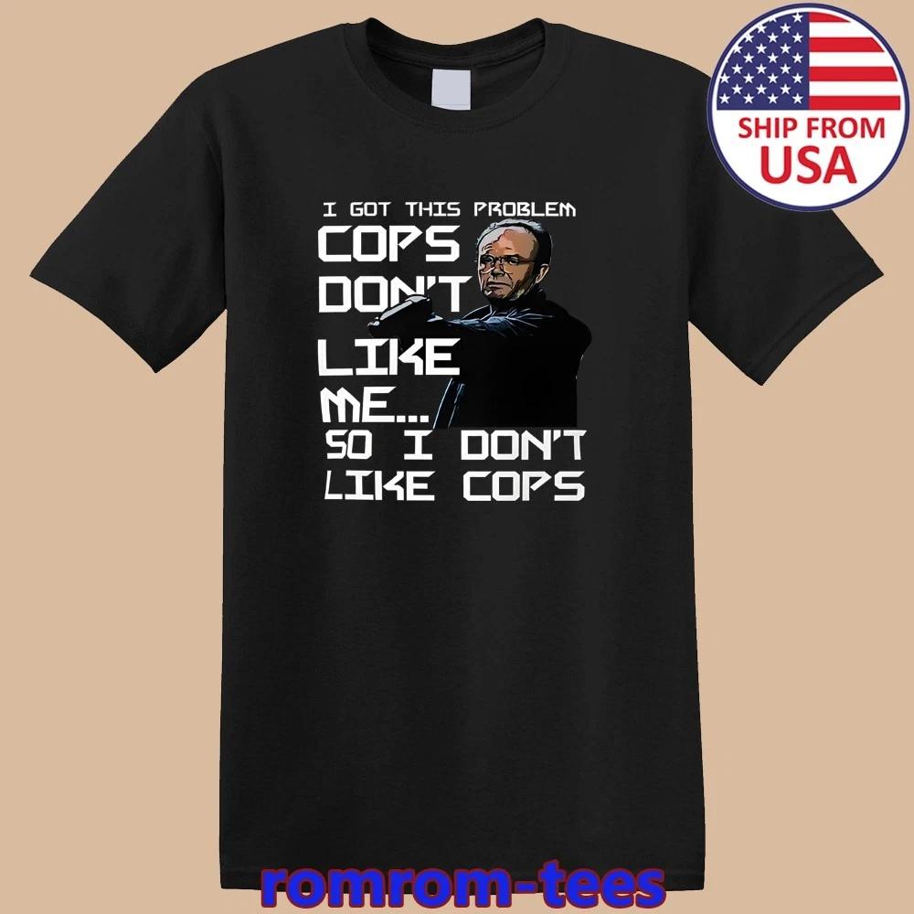 

Robocop 80s Movie Clarence Boddicker Men s Black Size S-5XL 3XL