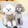 Dog Vest T-Shirt Cute Puppy Clothes Fashon Striped Cat Dog Shirt Chihuahua Bichon French Bulldog Pet Clothing Girls Dog Costume