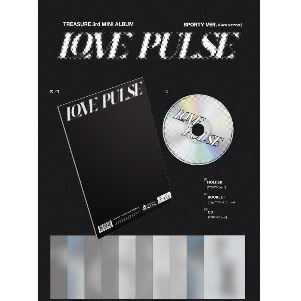 [Vorbestellung 9/1 Veröffentlichung] TREASURE - 3. Mini-Album LOVE PULSE [SPORTY ver.] CD+Vorbestellgeschenk
