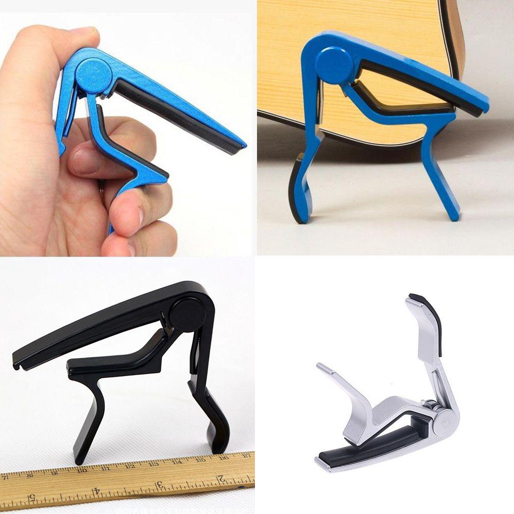Portable Replacement Spring Trigger Fast Release Guitar Capo Aluminium Alloy Key Clamp Quick Change