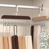 Multifunctional Solid Wood Hanger Hook Women Storage Bra Hanger Home Belt Hanger Durable 8 Hook Rack Closet Clothes Organizer