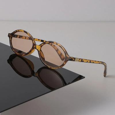 Occhiali da Sole Rotondi alla Moda Donna Uomo Retrò Lussuosi Minimalisti Eleganti Occhiali Casual Personalità