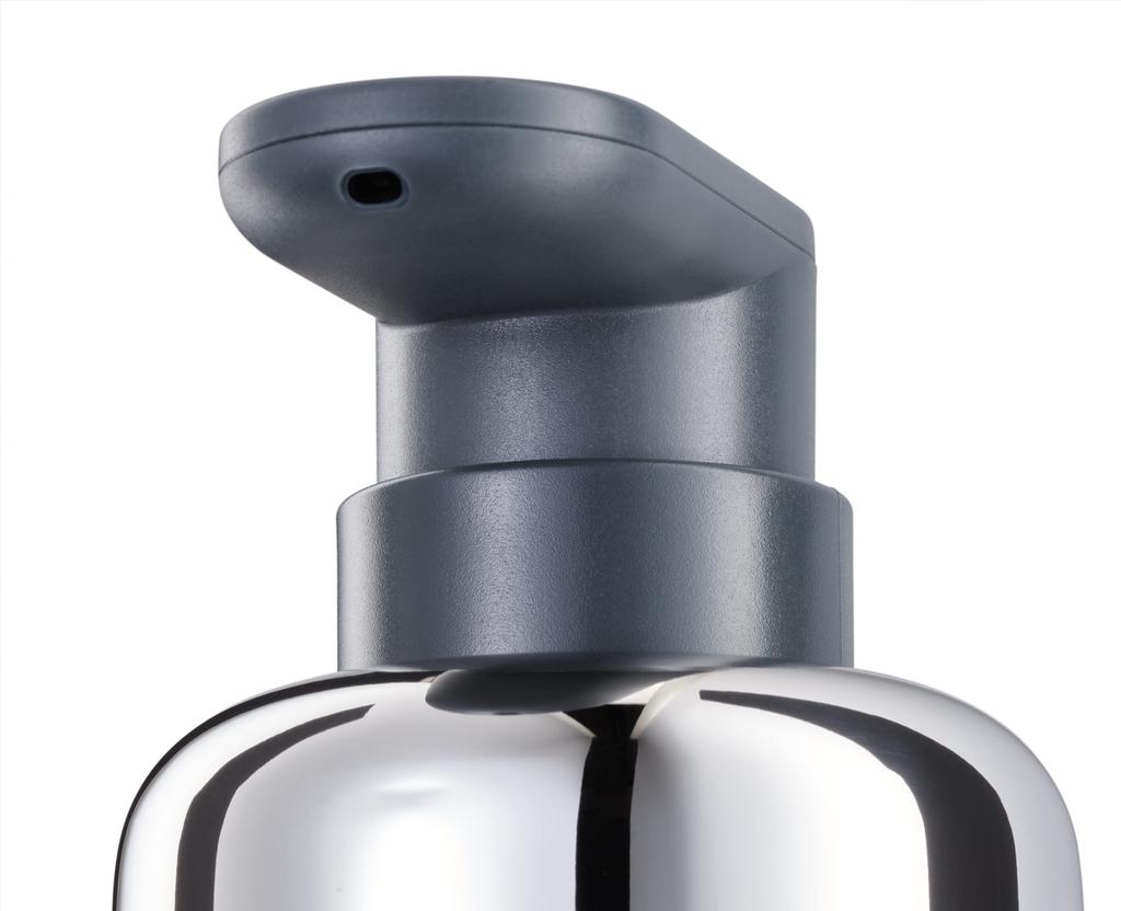 Joseph Joseph Hand Soap Dispenser, Bathroom/Kitchen, Easy Store Luxe Soap Dispenser, Stainless Steel [Authentic Product] 70582