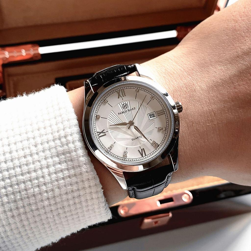 PABLO RAEZ Men's Military Flag Waterproof Quartz Watch