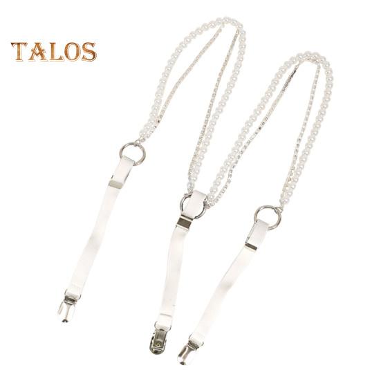 

Женский ремень для подтяжек из искусственной кожи со стразами, рубашка, украшение, регулируемый эластичный зажим с уткой в ​​рот, задний ремень, верхняя одежда, ремешок для одежды, ювелирные изделия-цепочки белый