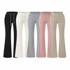 2026 Women's Chic Waist-Cinching Diamond Hooded Cardigan & Micro-Flare Pants Set