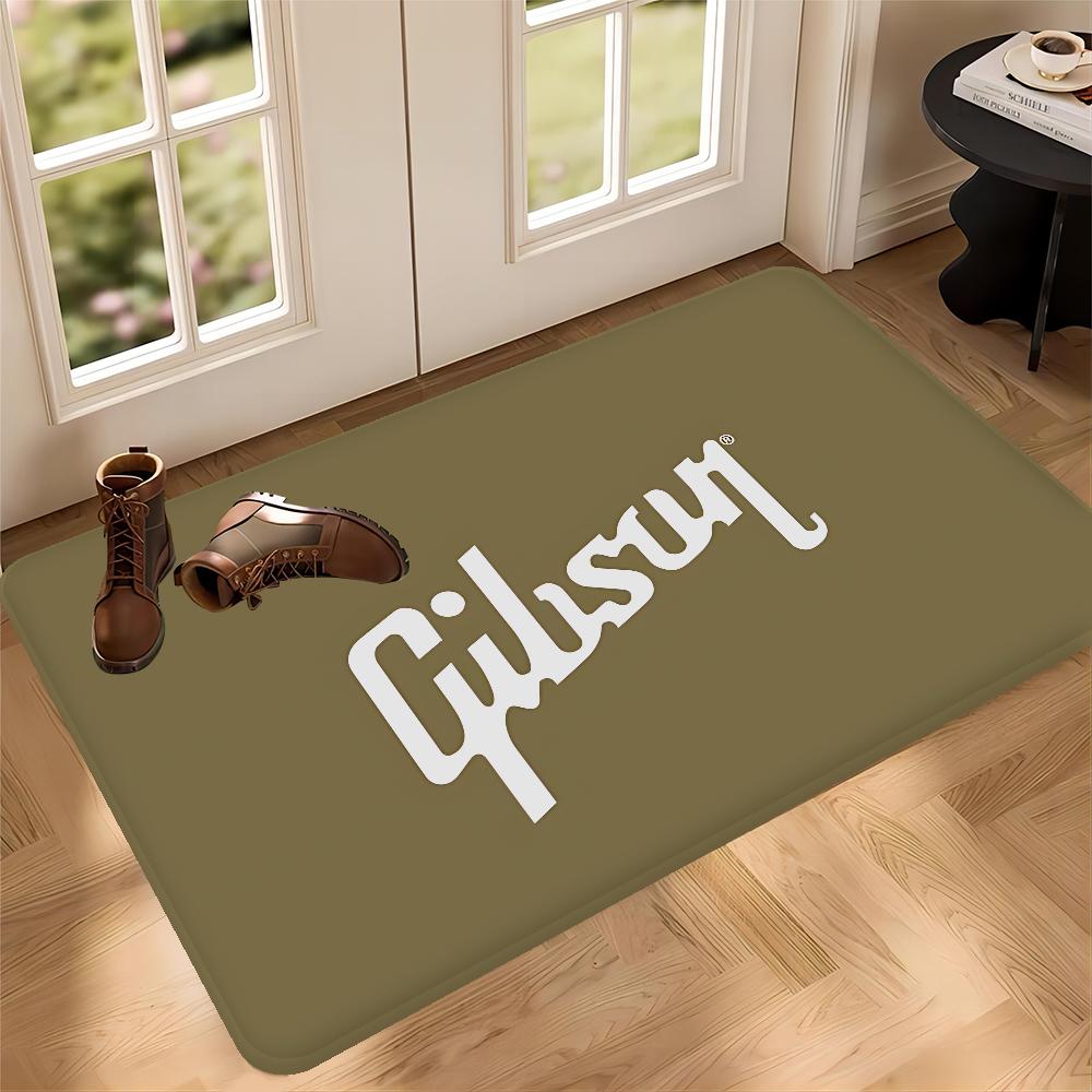 G-Gibson Music Door Mat Non-Slip Laundry Room Mat Laundry Decor Balcony Child Living Room Welcome Doormat