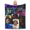 Comfortable Euphorias Season 3 Blanket Merch Bed Decorative Throw Blankets Lightweight Fleece for Car