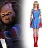 Childs Play Chucky Cosplay Dress With Polyester Fabric For Halloween Costumes
