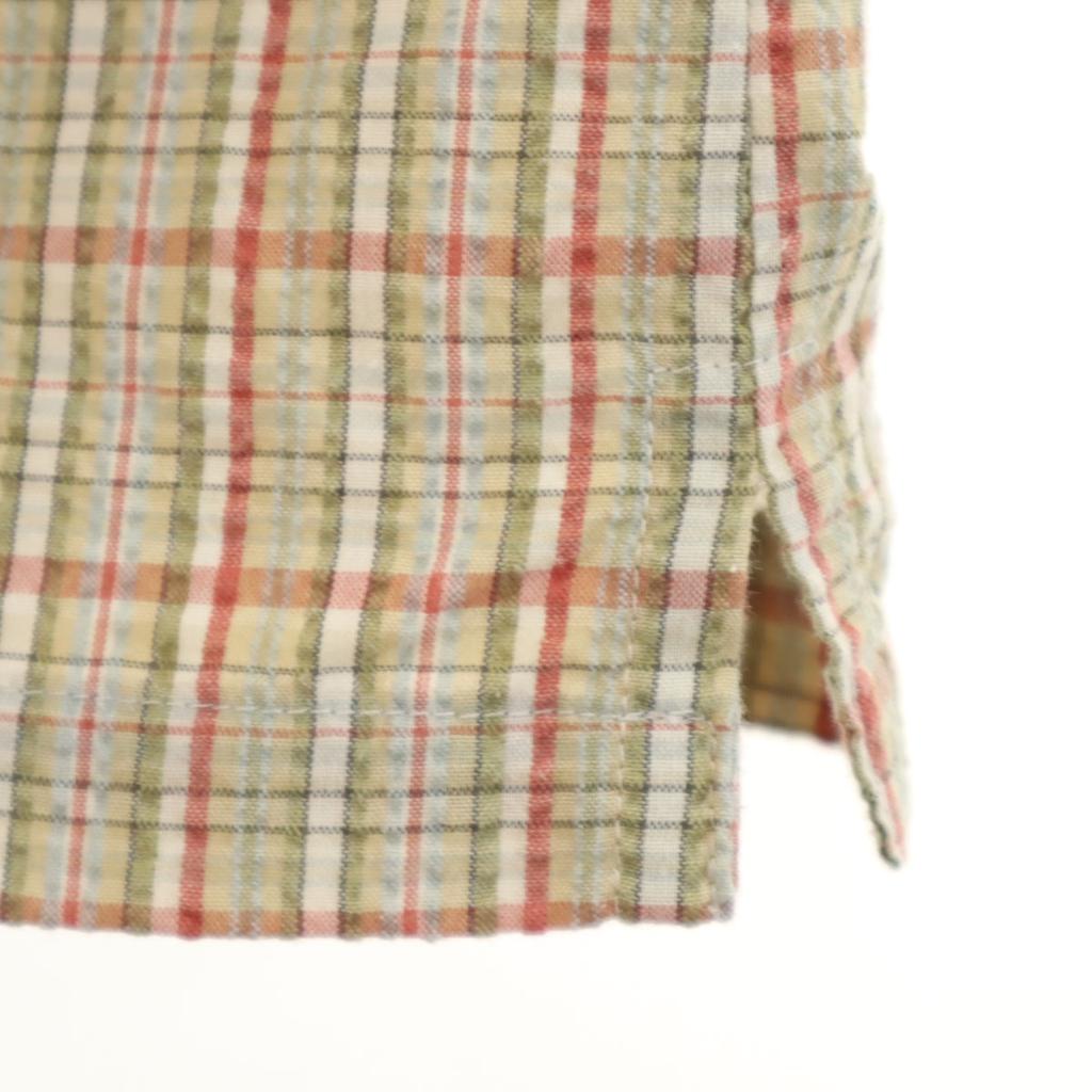 Patagonia Check Pattern Short Sleeve Seersucker Shirt 53390SP02 Outdoor Women Used
