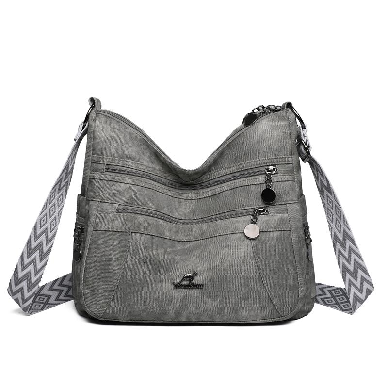 Women's Bag Fashion Mother Bag Retro Soft Leather Large Capacity Crossbody Bag