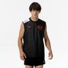 Mizuno N-XT Sleeveless Breaker Shirt for Volleyball, Club Activities, V2MEC001, Black/Red