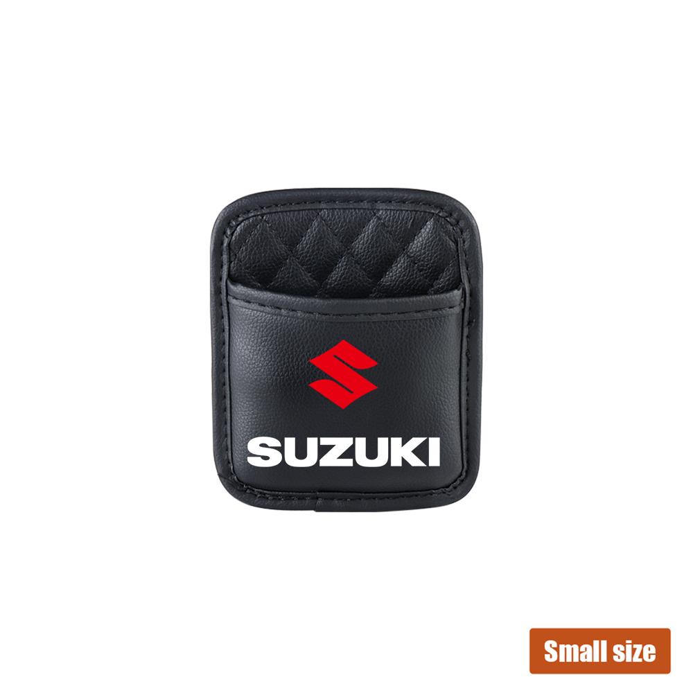 

Car Door Storage Box Leather Auto Seat Back Organizer Bags For Suzuki Grand Swift Jimny Vitara Baleno SX4 Escudo Alto Kaiser Gsr