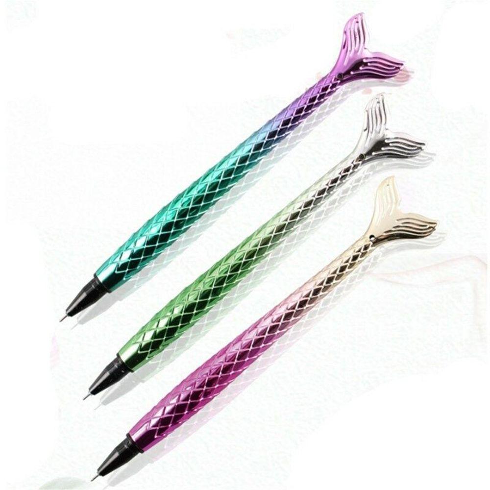 Details about / Nice Creative Mermaid Ballpoint Pen Fish Tail School Pens Office Ball G7B9