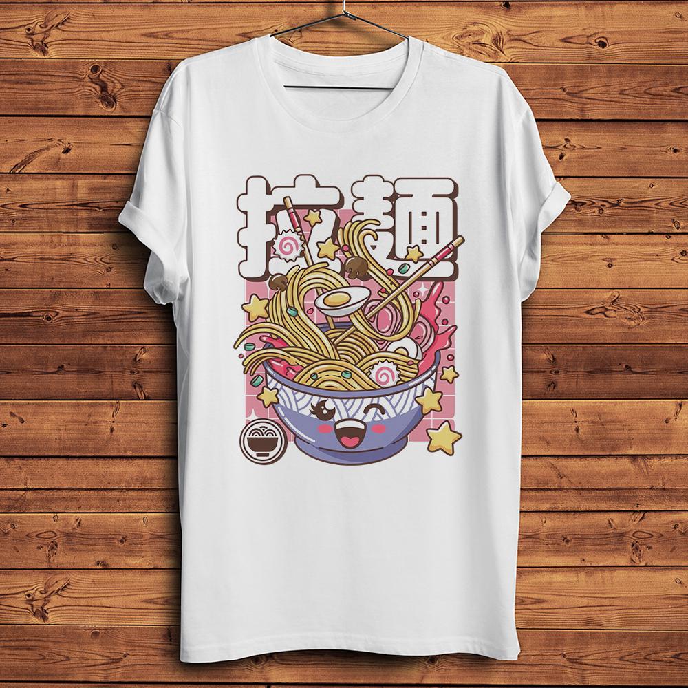 Funny Retro Bubble Tea Kawaii Ramen Amusing Tshirt Men Casual Short Sleeve T Shirt Unisex Stree