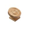 Round Wooden Jewelry Tray Built-in Groove Bracelets Holder Fashion Bangle Display Case  Photo props
