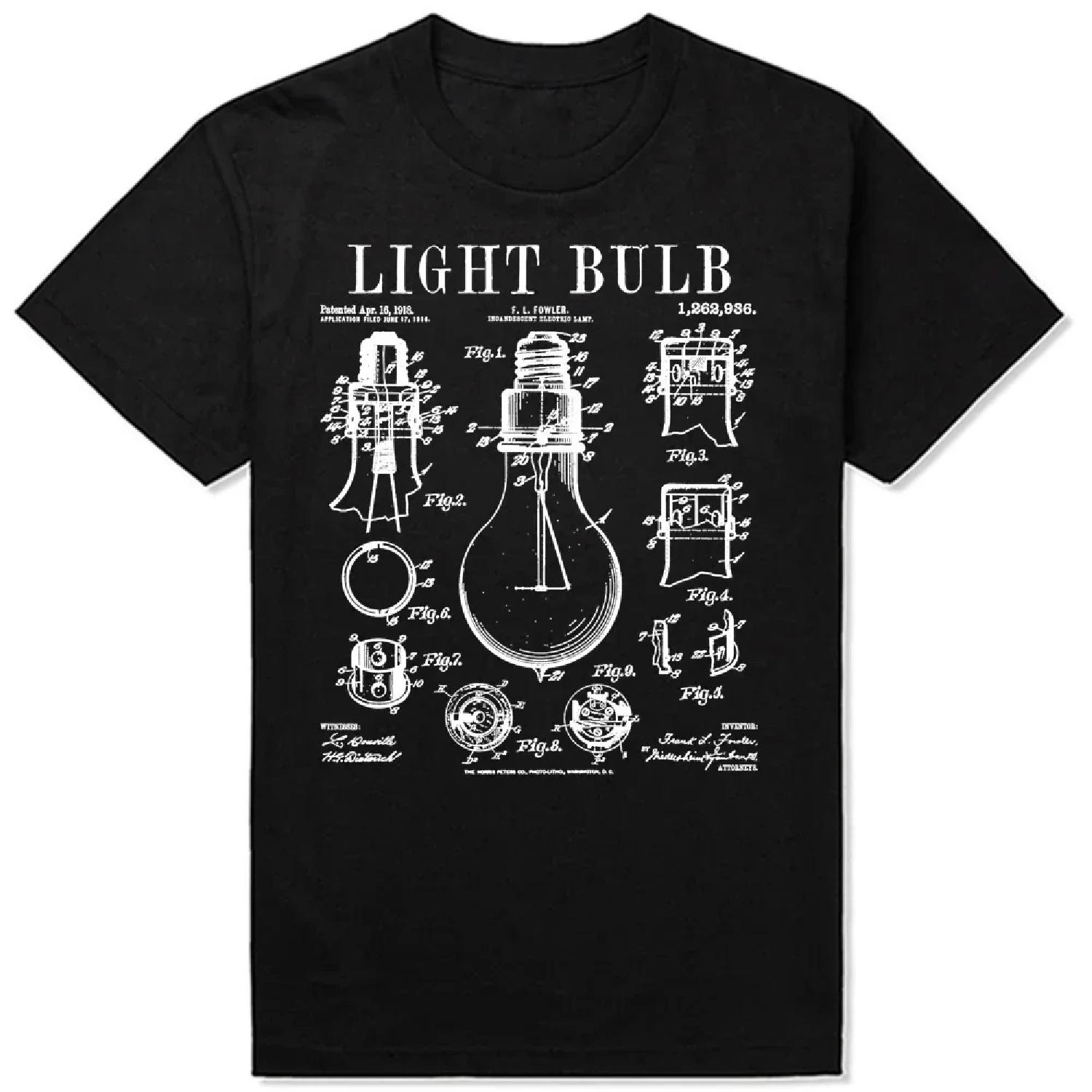 

Men s summer fun electrician light bulb electric graphics street clothing short sleeve pure cotton XXXXXL різнокольоровий