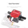 High Sensitivity Oval Gear Flow Meter Easy Installation Hall Flow Sensor 2 Types