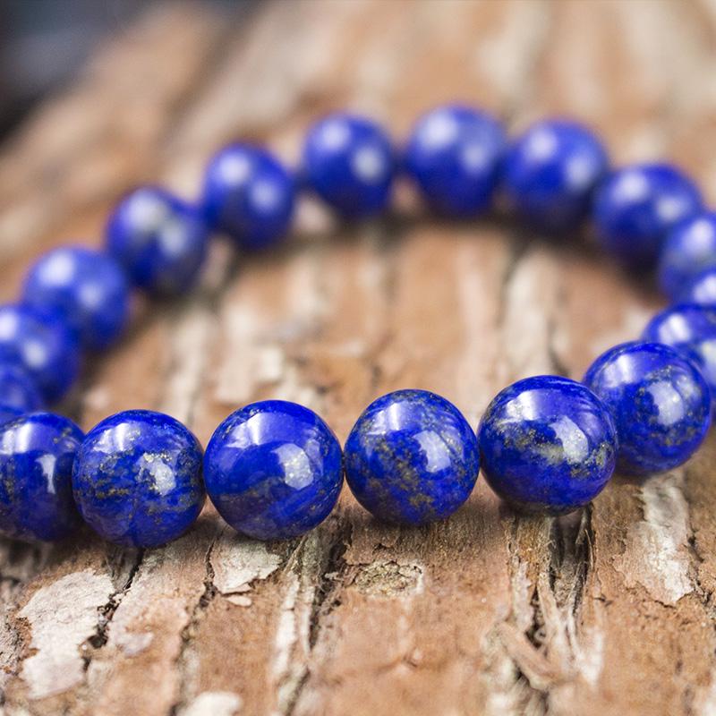 Mărgele Naturale de Lapis Lazuli pentru Brățări Budiste DIY, Accesorii Wenwan Duobao pentru Bărbați și Femei.
