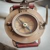 Hand Watch Compass, Men's Bracelet Leather Compass Watch, Perfect For Adventures, Gift for him, Birthday, Gift for my son