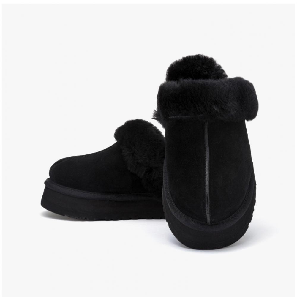 Ugg 1122550 Blk Diskette Platform Black Slippers