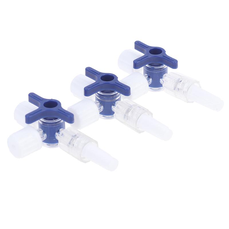 5Pcs Three Way Stop Cock Lock Adapter 3 Way Stopcock T-Connector Extension Tube
