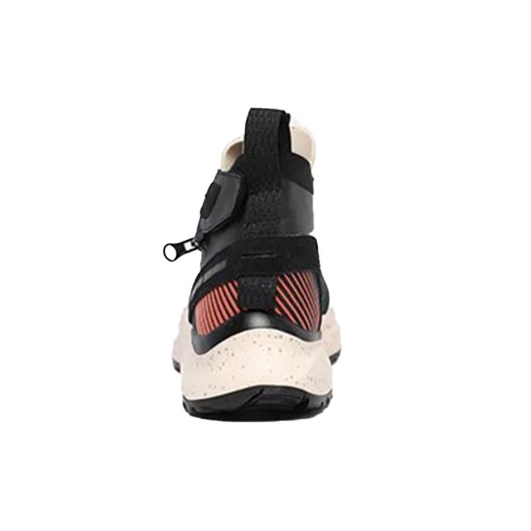 New Anta Shock Absorbers Slip Resistant Abrasion Resistant Lightweight Mid Top Casual Shoes Men's Black Khaki 112045529-1