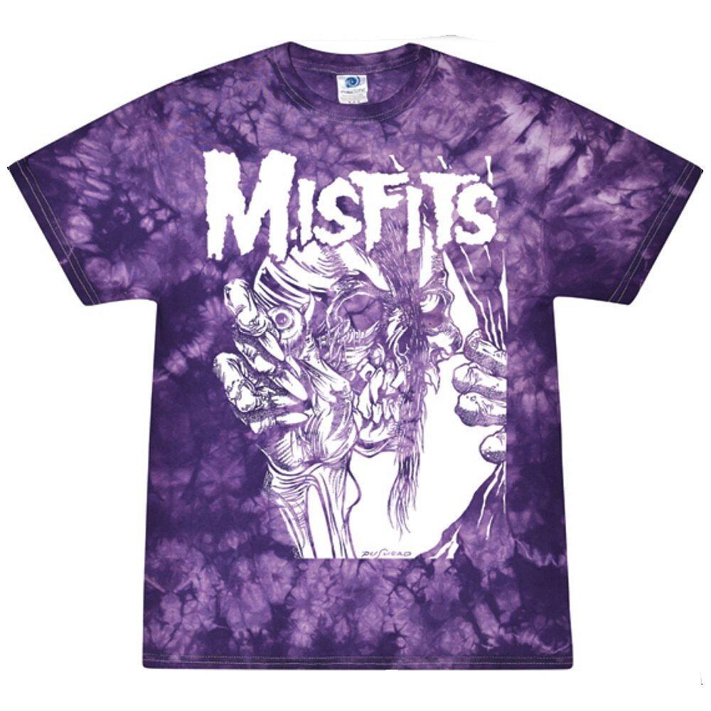 Misfits Eyeball Purple Tie Dye T-Shirt S