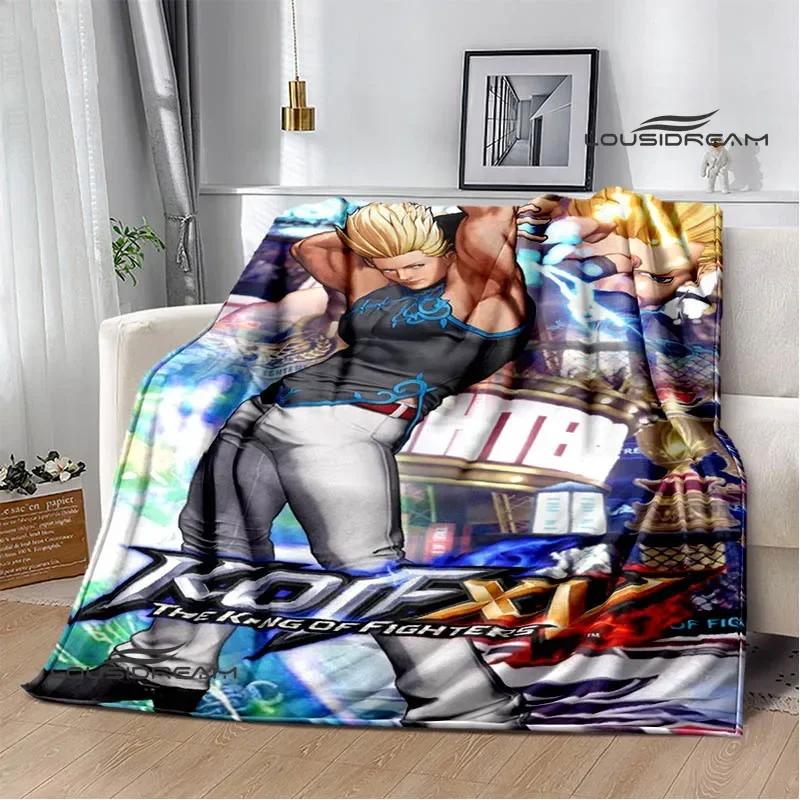 3D Game KING OF FIGHT Cartoon Printed Blanket Warm Flannel Blankets Soft and Comfortable Blanket Bed Linings Birthday Gift