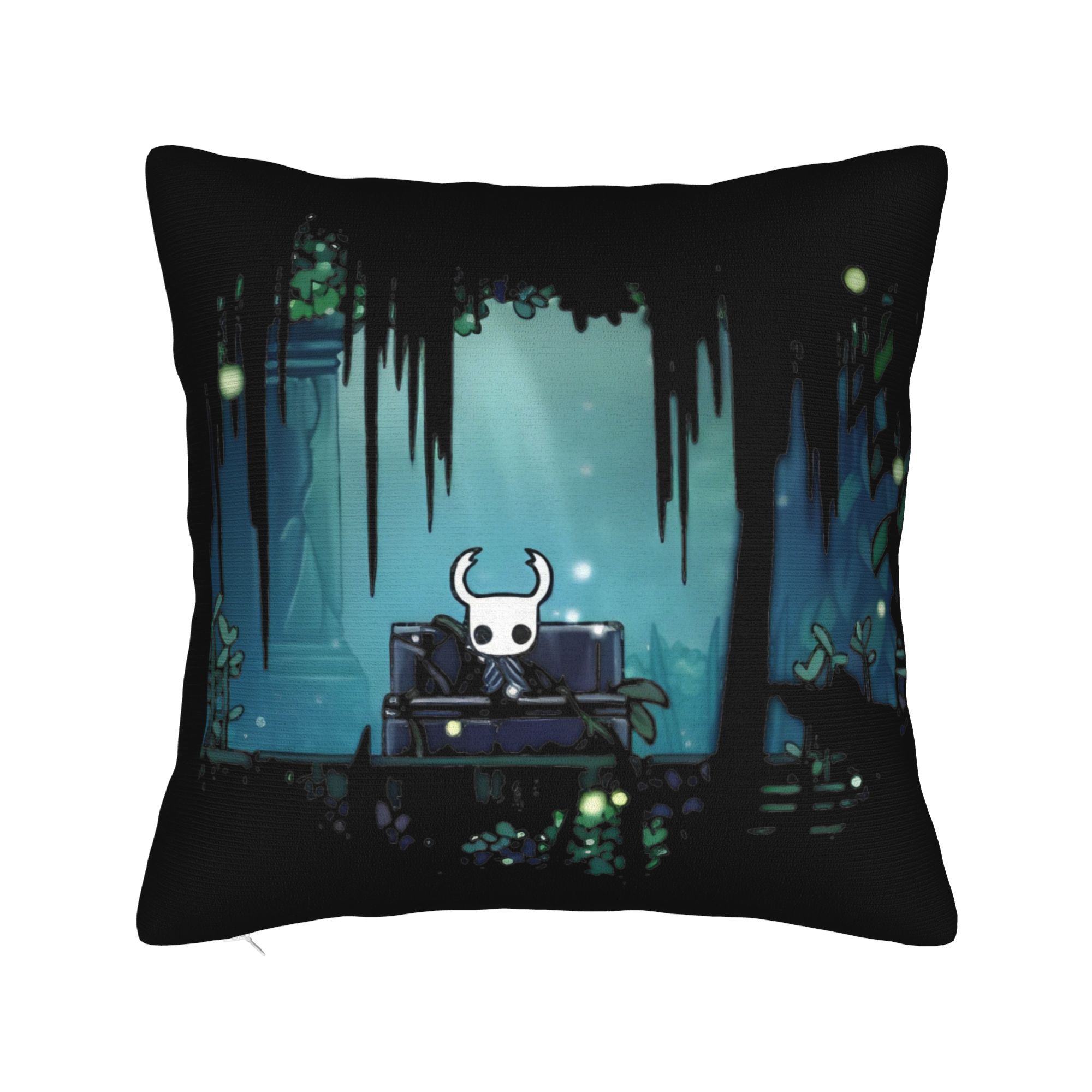 

Игровой Hollow Knight Узор Наволочка Полиэстер Чехол для Подушки Декор Чехол для Подушки Дом Прямая поставка 4545см 30x30cm 12x12in