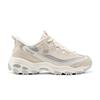 Skechers DLites 1.0 - Smooth Nostalgia Comfortable Soft Low-Top Casual Shoes Women Sneakers Beige 150537-NTGY