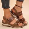 Fashion Fashion Female Shoes On Sale High Quality Outdoor Casual Sandals Women Classic All-match Round Toe Wedges Plus Size Shoes Women