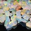 Polished White Uncut Opal Stone, Multi fire Opal, 7-15 MM Size Rough. Opal Rough Lot.