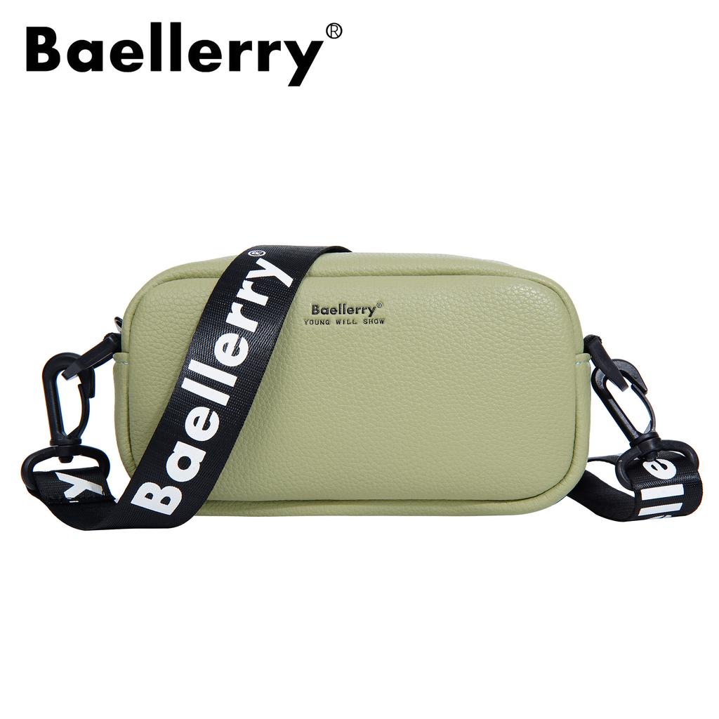 Baellerry Women’s Summer Fashion Crossbody Bag Casual One Shoulder Bag Large Capacity Cell Phone Bag Small Zipper Purse