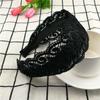 Headwear Wide Side Non Slip Flower Hollow Women Hair Hoop Lace Hairbands Headband Korean Head Wrap