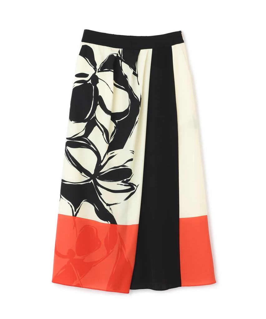 [ADORE] Skirt (Color Overlay Print)  Women's  531-5220720 060Yellow