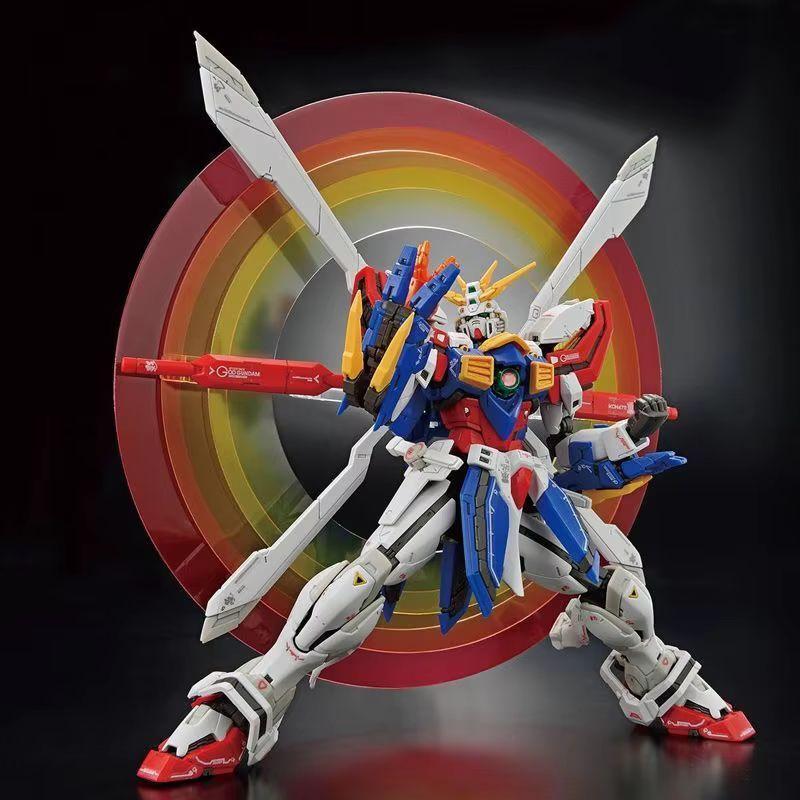 Rg 1/144 God Gumdam Gf13-017Njii Assembly Model Kit Action Figure Plastic Model Exquisite Desktop Decorations Boy Surprise Gift