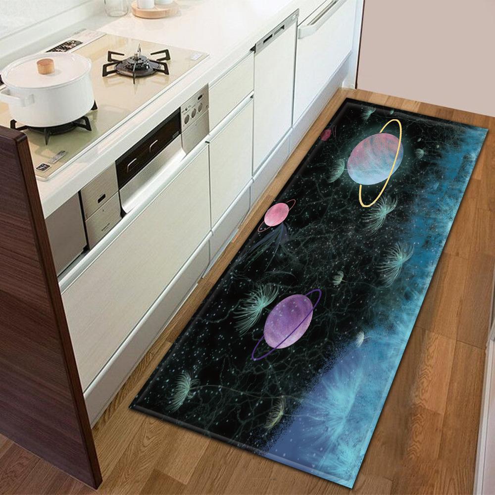 Kitchen Door Mat Bedroom Carpet Non-slip Floor Balcony Corridor Long Carpet Bedside Living Room Floor Mat