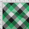 oneOone Cotton Flex Green Fabric Tartan Fabric For Sewing Printed Craft Fabric By The Yard 40 Inch