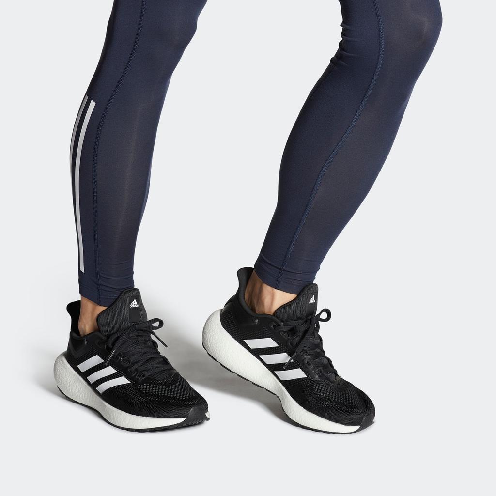 Adidas PureBoost 22 Černá Bílá Unisex Tenisky Core-Black Cloud-White Carbon GW8588