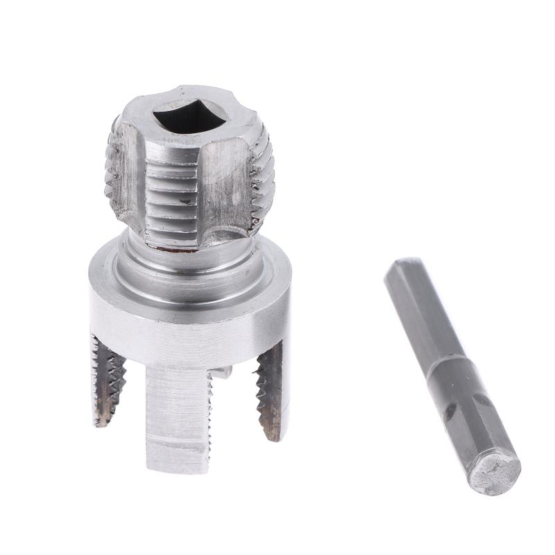 3Pcs Heavy-Duty Pvc/Plastic Pipe Threading Tool Kit 1/2" 3/4" 1" Male & Female Threads For Pvc Ppr Mpp Pipes