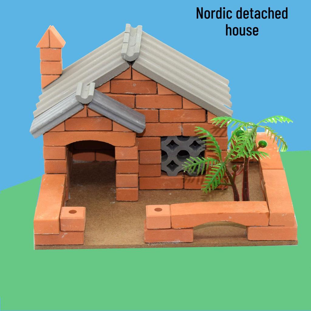 Little Bricklayer DIY Cement House Building Blocks - Educational Toy for Children