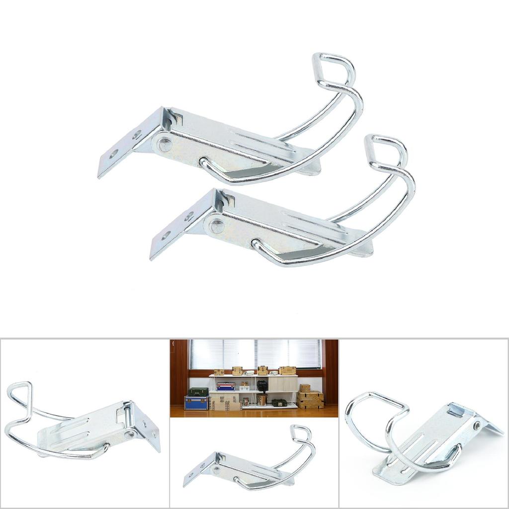 2Pcs Door Buckle Stainless Steel Vacuum Cleaner Draw Latch Toggle Latches Fastening