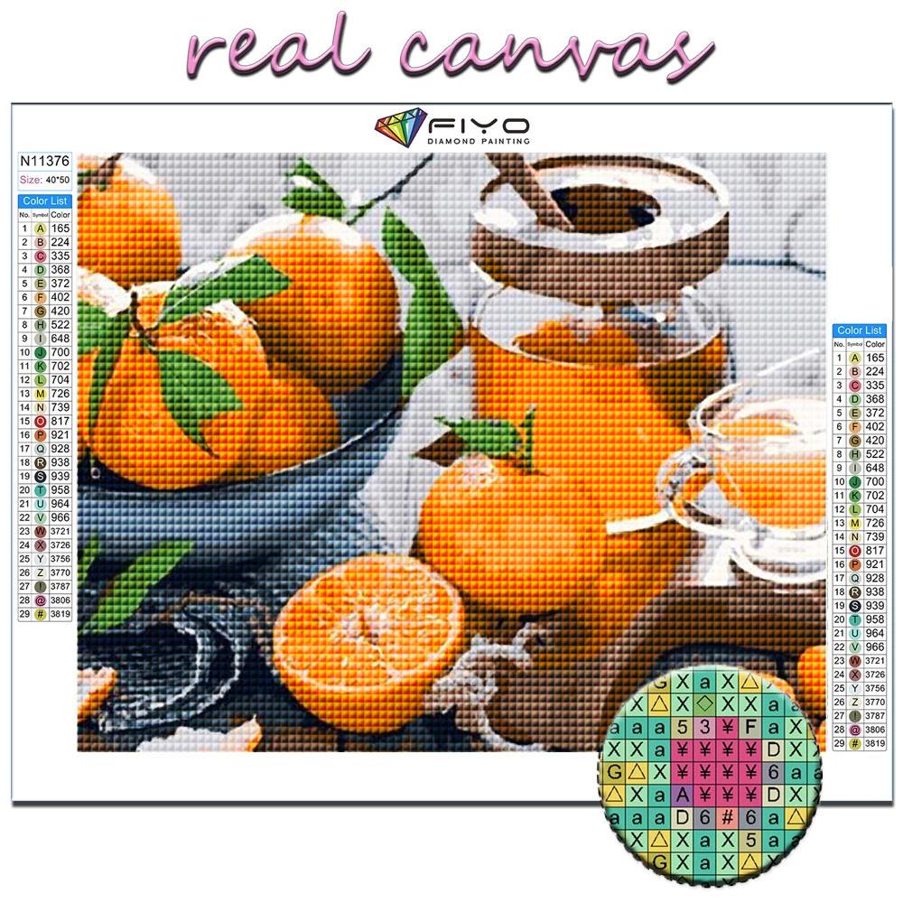 Pittura Diamante 5D Fai da Te Frutta e Macarons Punto Croce Ricamo Mosaico Diamanti Pieni