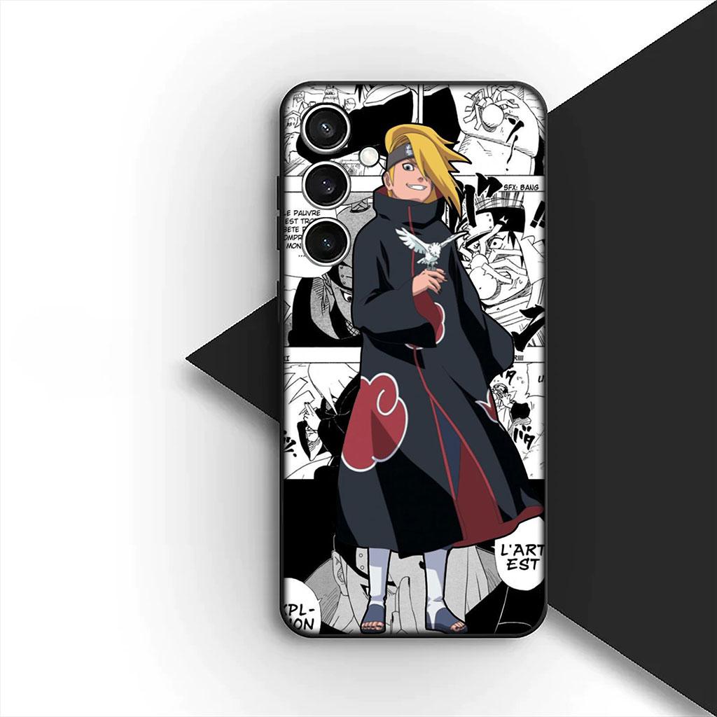 Phone Cover for Apple iPhone 16 14 15 Plus 11 Pro Max 16E ProMax + 16Plus 15+ 14+ Case Deidara Narutos Itachi Uchiha Akatsuki