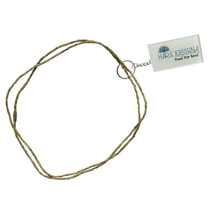 Holy Tulsi Kanthi Mala 2 Round I ISKCON Tulsi Mala I Wood chain for Men & Women